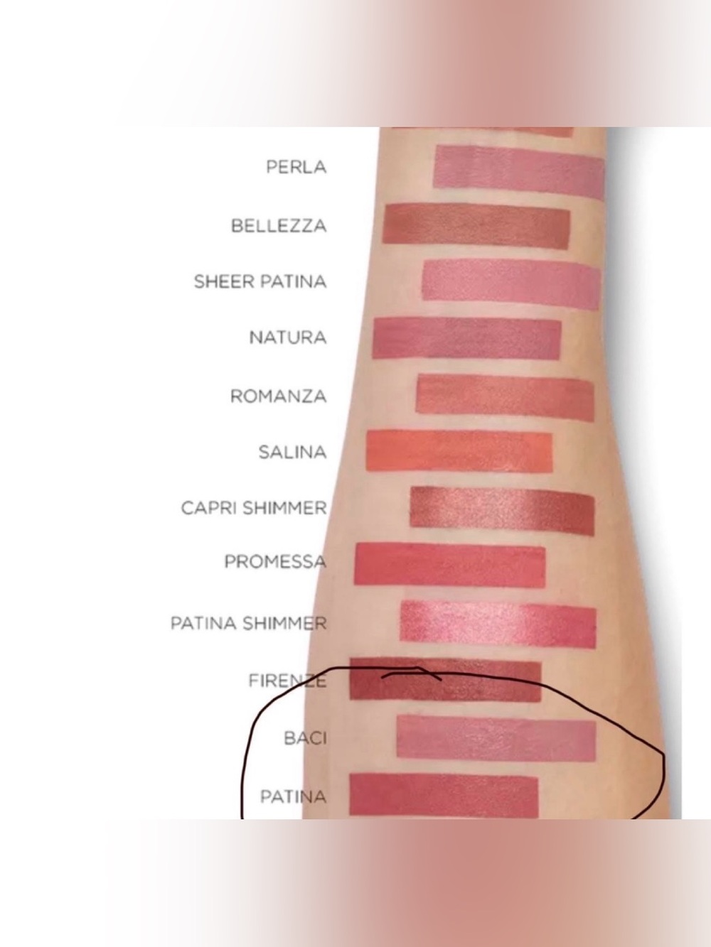 Two Stila Neutral Pink Liquid Lipstick Set in Patina and Baci - Picture 6 of 7